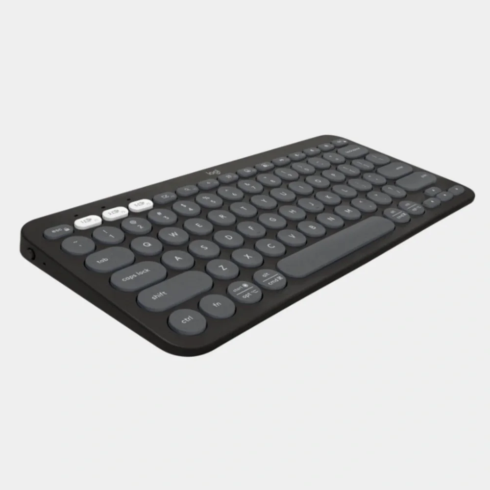 Logitech Pebble Keys 2 K380S Computer Keyboard Graphite
